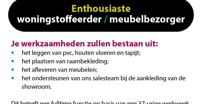 Medewerker gezocht